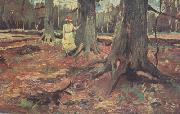 Vincent Van Gogh Girl in White in the Woods (nn04) oil painting picture wholesale